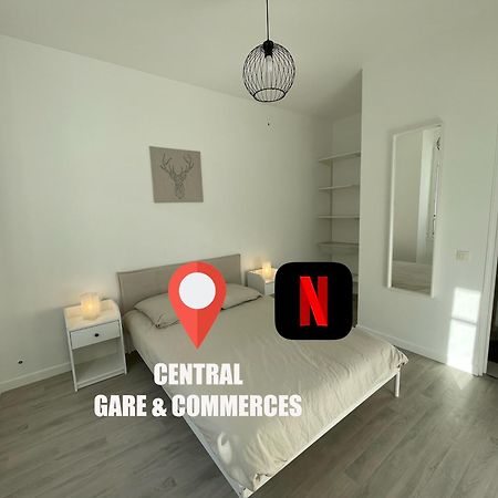 Superbe Appartement Cozy Terrasse 코르베일에쏘네 외부 사진